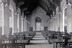 Gargan Hall in Bapst Library looked much the same through Clifton Church’s lens as it does today, though the shelves are now filled.<br/>Photograph: Courtesy of the Burns Library Archives