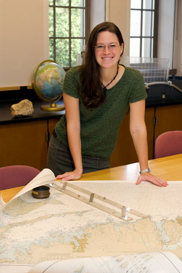 Amy Frappier, assistant professor of geology