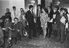 Spring 1970 or 1971: In a U.S. Capitol hearing room, Kennedy meets students from several Boston-area colleges and universities representing the Coalition for Aid to Private Higher Education, including Dennis Dranchak ’71, third from Kennedy’s left.<br/>Photograph: Kevin Carney ’72